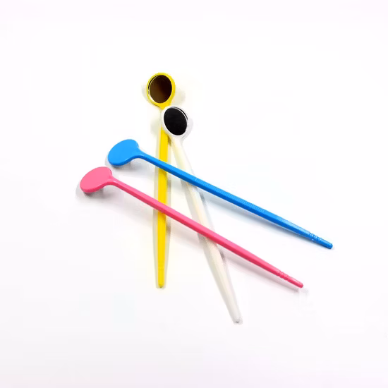 Kit desechable de espejo de boca dental de mini dientes orales coloridos