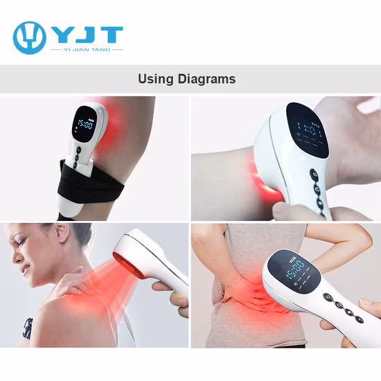 Dispositivo portátil de terapia de luz roja para aliviar el dolor con láser Lllt
